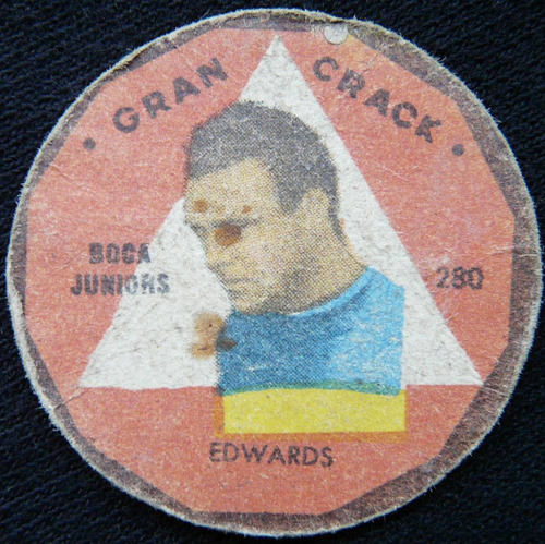Figurita Futbol Gran Crack. Boca Juniors. Edwards. 35097