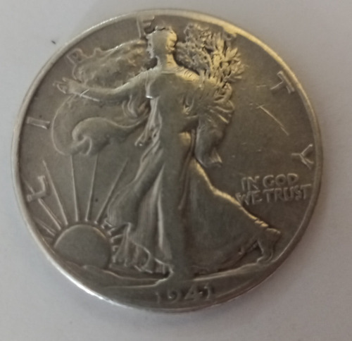 Moneda Estados Unidos Half Dollar Liberty Plata 1941 N592