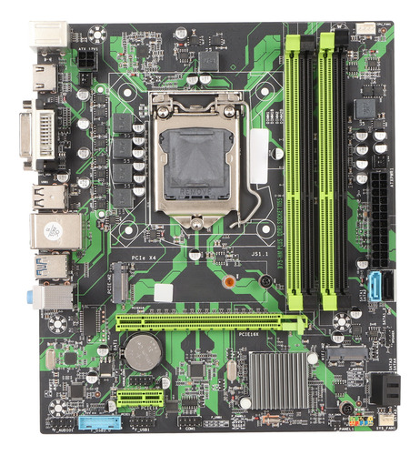 Placa-mãe Atx Desktop B75 Hm Lga 1155 Slot 4 Ddr3 6 Gbps 2