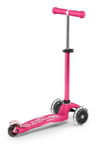 Monopatín Micro Mini Led Modelos Color Rosa