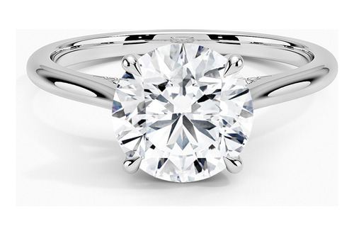 Anel De Noivado Feminino De Ouro18k Com Diamantes 70