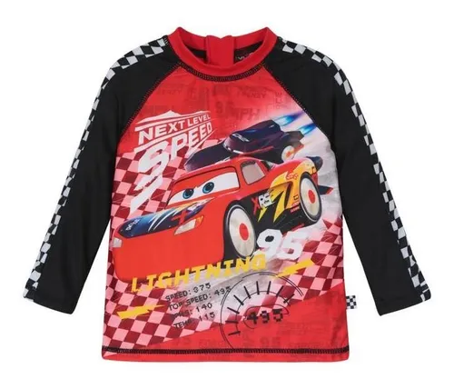 comprar Polera Bebe Niño Uv 50+ Manga Larga Disney Cars