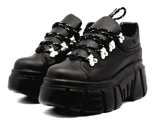 Tenis plataforma preto mercado livre sales