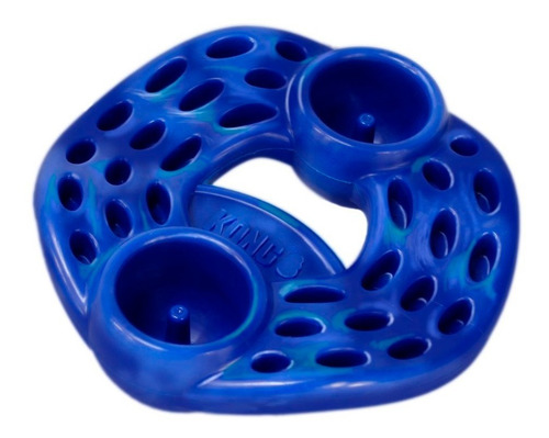 Kong Duratreat Ring Large - Juguete Para Perros Color Azul Metalico