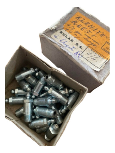 Alemite Recto 1/8 Gas 44mm X13u (caja11). Consultar Stock