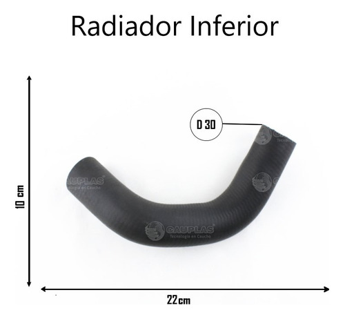 Manguera Radiador Kit Inferior Superior Renault R12 1.4