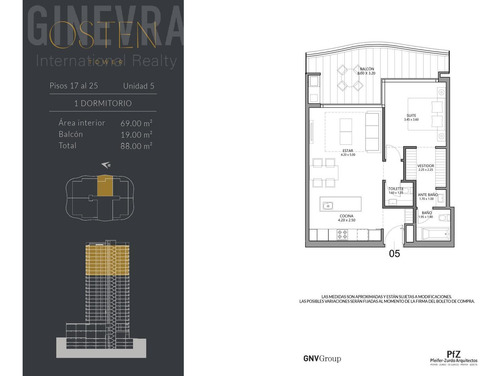 Osten Tower Puerto Madero - Suite Con Balcón Terraza Y Parrilla Propia