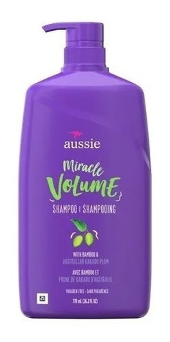 Aussie Miracle Volume Shampoo 778 Ml Importado Eua