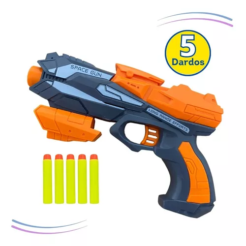 Nerf Lançador De Dardos Trio Arminha De Brinquedo Presente Menino em  Promoção na Americanas