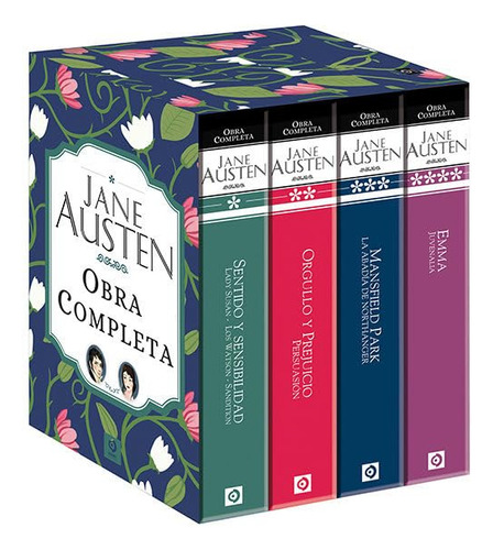 Jane Austen - Estuche Obras Completas - 4 Libros Pasta Dura