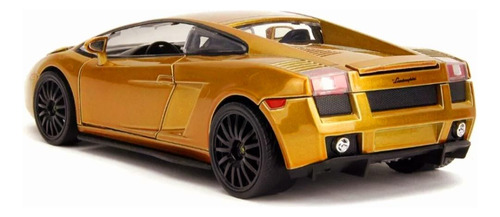 Lamborghini Gallardo Rápido Y Furioso X 1:24 Jada Colección Color Dorado