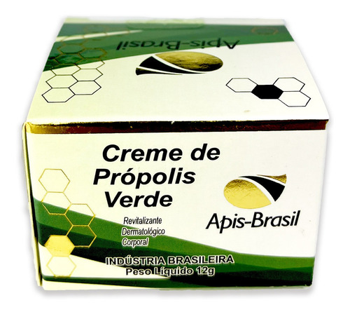 Pomada de Extracto de Própolis Verde 12g - Apis Brasil Tipo de envase Pote