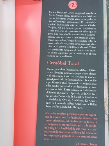Imagen 2 de 3 de La Fiesta Del Chivo * Mario Vargas Llosa * Alfaguara *
