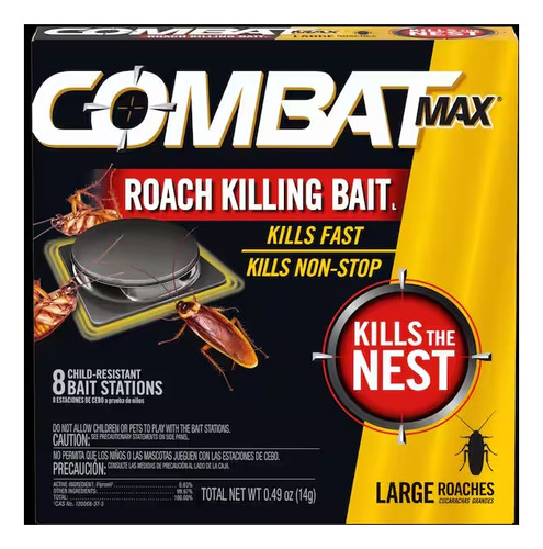 Kill Max Cebo Para Cucarachas Grandes (8 Unidades)