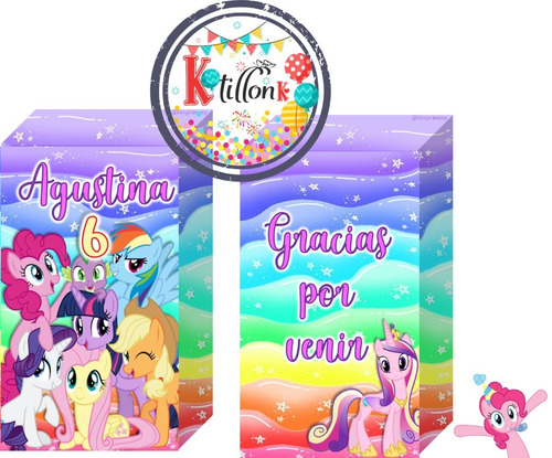 35 Bolsas Golosineras, Cumpleaños Pequeño Pony- K