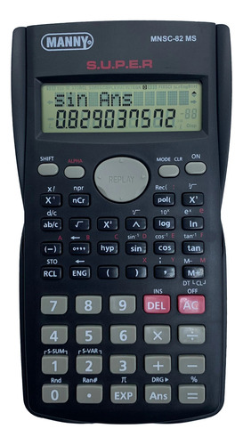 Calculadora Cientifica S.u.p.e.r. Mnsc-82 Mc Manny Negro