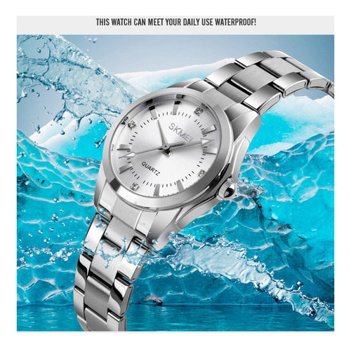 Reloj De Cuarzo Inoxidable Analógico De Moda Skmei 1620