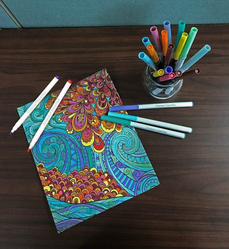 Caja 100 Marcadores Lavables Crayola Super Tips