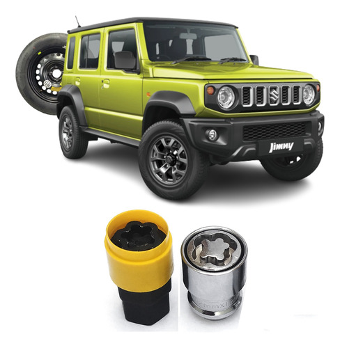 Trava Parafuso Antifurto Estepe Para Suzuki Jimny