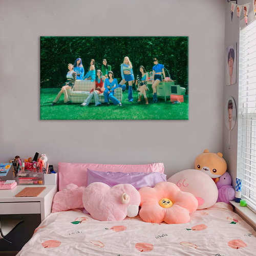 Cuadro Twice K-pop Regalo Kpoper Canvas K6 120 Cm