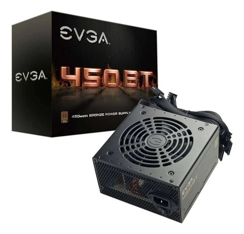 Fuente De Poder Para Pc Evga 450 Bt 450w 80+ Bronze Usada Negro (Usado)