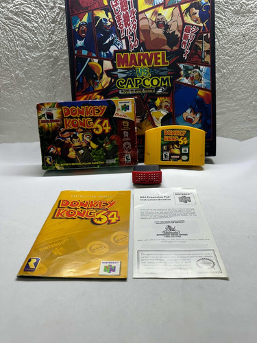 Donkey Kong 64 N64 Con Expansion Pack Auténtico