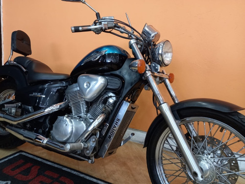 Imagem 3 de 10 de Honda Shadow 600 1998 Verde