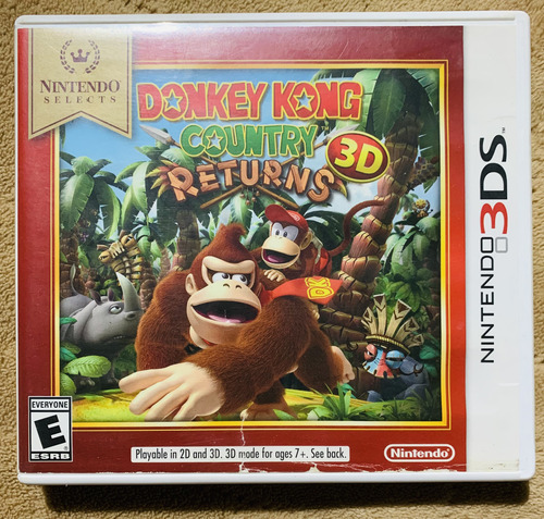 Donkey Kong Country Returns Para 3ds Físico Original (Usado)