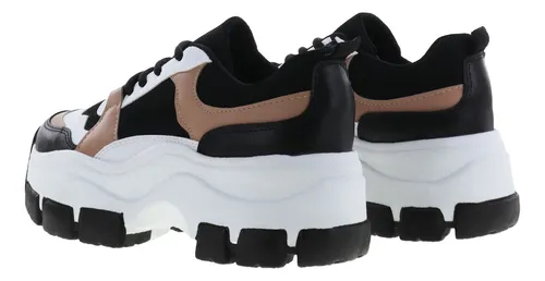 Tenis Sneakers Estilo Casual Plataforma Chunky Mujer