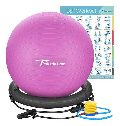 Timberbrother - Sillones De Pelota De Ejercicio Con Bandas D