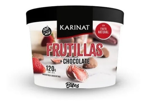 Bites De Frutilla Congeladas - Karinat - 120 Grs