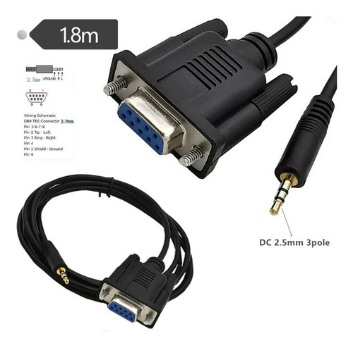 Cable Rs232 Plug 2.5 + 3.5 Gtmedia V8x V9 Prime Mars
