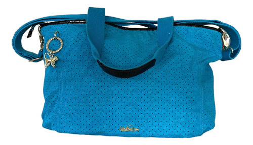 Bolsa Kipling Azul Seminueva Gran Calidad