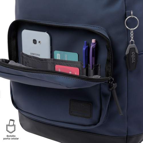 Totto Mochila Ergonómica Porta Laptop Repelente A Líquidos Y Con Organizador Interno | Escuela - Via Multicolor