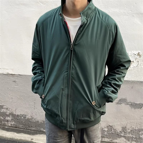Chamarra Harrington Retro Casual De P
