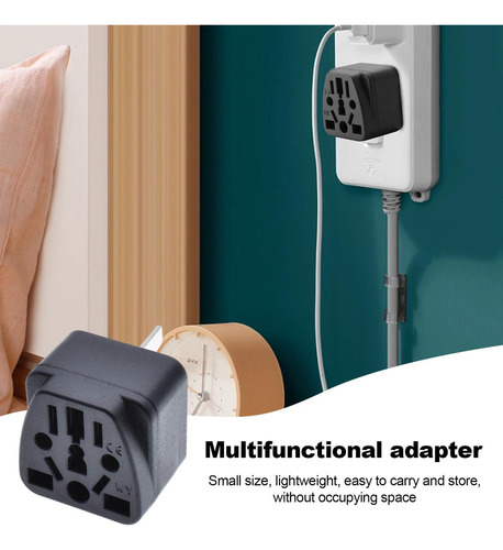 P Adaptador De Enchufe De Viaje Adaptador De Cargador De 3