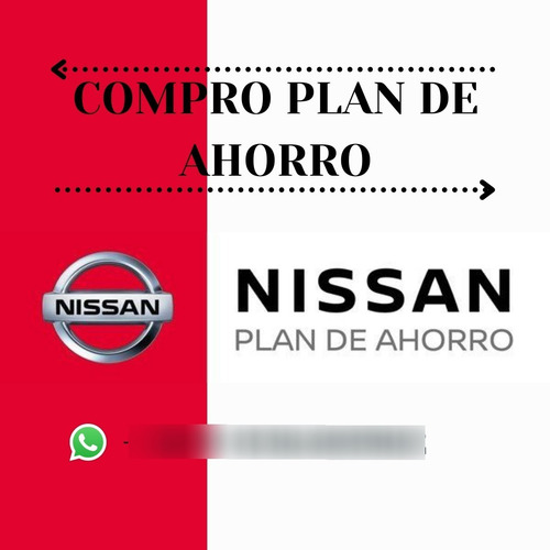 Vendo Comp Plan De Ahorro Nissan - Pago Efectivo Ya!