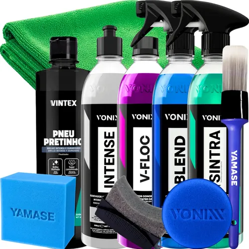 Kit Produtos Para Limpeza Automotiva Vonixx Kit Lavagem Cera