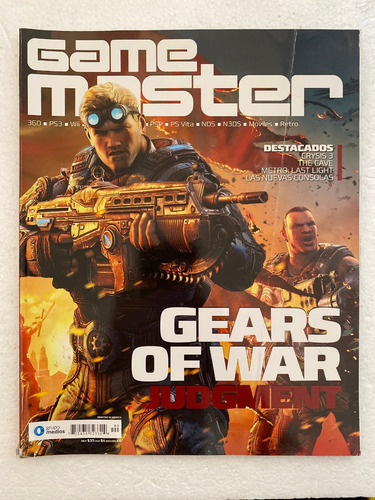 Revista Game Master 40 Gamemaster 2013 Gears Of War Judgment (Usado)