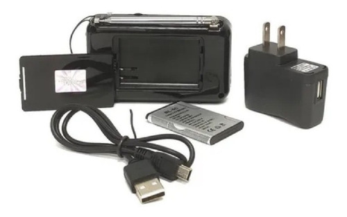 Imagen 4 de 6 de Radio Recargable Portátil Fm / Am Digital Mp3 Digital Usb