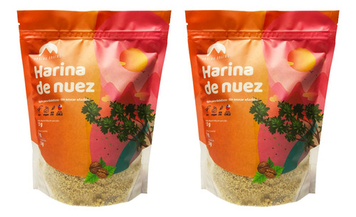 2-pack Harina De Nuez / Dieta Keto 2 Kg