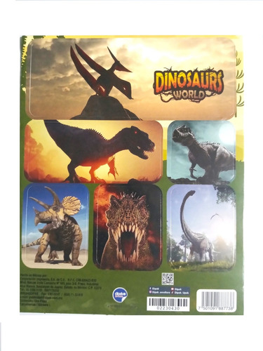 Genial Set 250 Stickers De Dinosaurios Calcomanias Kawaii