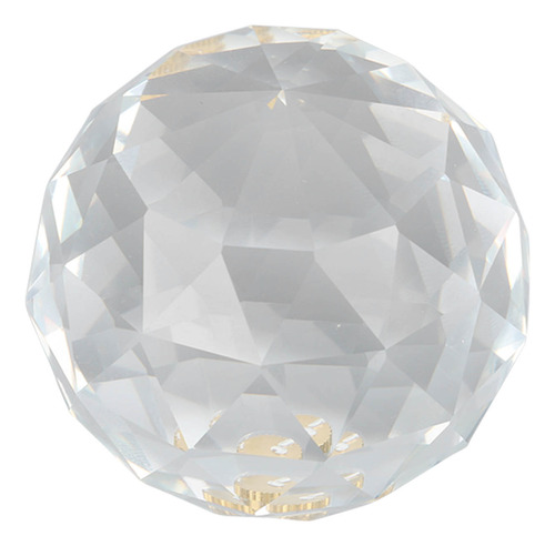 Clear Crystal Ball Prism 60mm Precise Glass Cutting Colorful