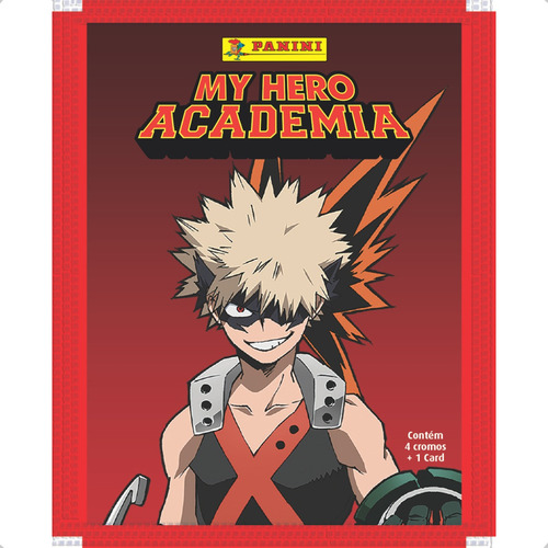 Álbum My Hero Academia + 50 Figurinhas (10 Envelope)