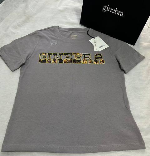 Remera Buck Gris Original De Ginebra Talle:3