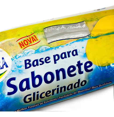 Base Glicerina Perola Para Sabonete Nossa Terra Super Full