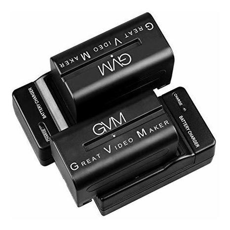 Batería De Videocámara - Gvm Paquete De 2 Np-f750 / 770 De L