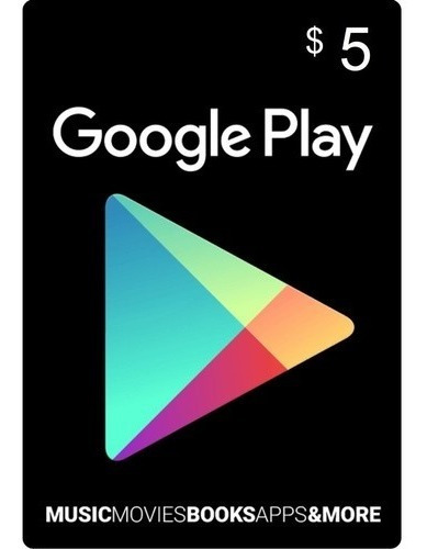 Targeta Google Play 5 $