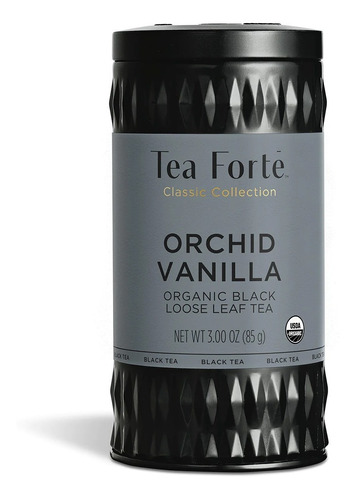 Té De Hoja Suelta Tea Forté Negro Orchid Vanilla 85gr