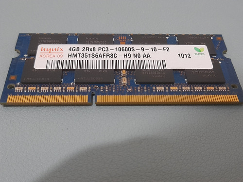 Memoria Ram Hynix Hmt351s6afr8c-h9 4gb Ddr3 1333mhz Laptop (Usado)